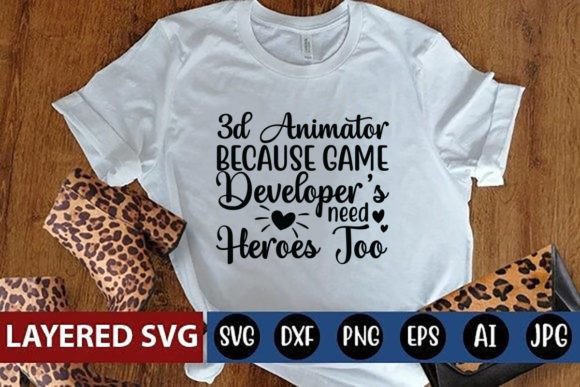 3D Animator Because Game Developer's Nee: A Bold Typography Choice for Creative Projects
