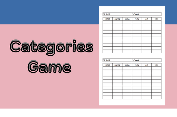 Categories Game: A Strategic Tool for Entrepreneurs and Creators
