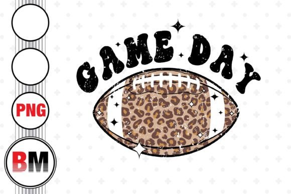 Distressed Game Day Football Leopard: A Versatile Design Asset for Creative Professionals