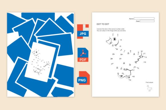 Duck Dot to Dot Game Vol_2: Engaging Kids in Learning Through Play