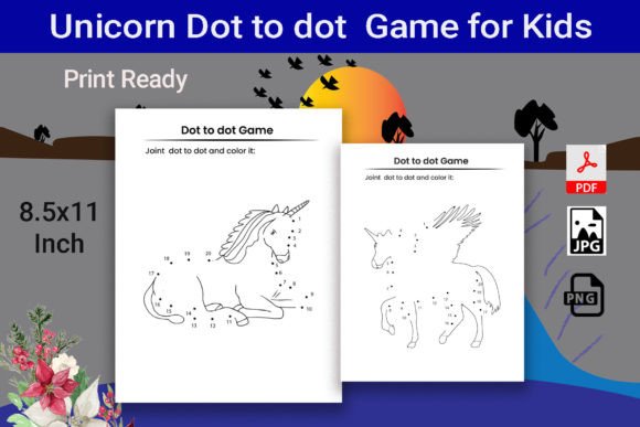 Engaging Kids in Learning with the Dot to Dot Unicorn Game: A Fun Way to Teach Counting, Drawing, and Coloring