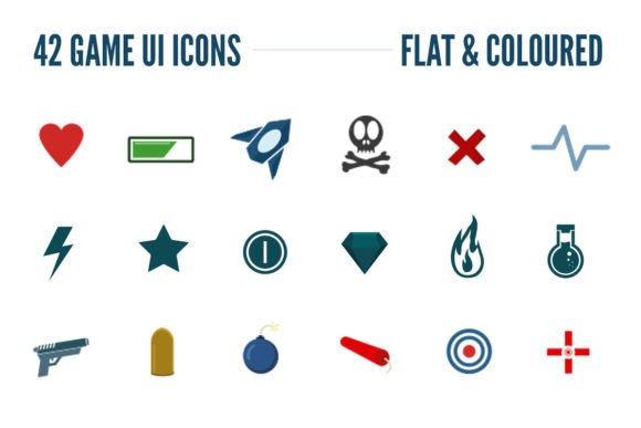 Essential Game UI Icons for Modern Design Projects