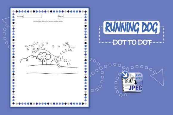 Exploring the Dog Dot to Dot Game Vol4 for Kids