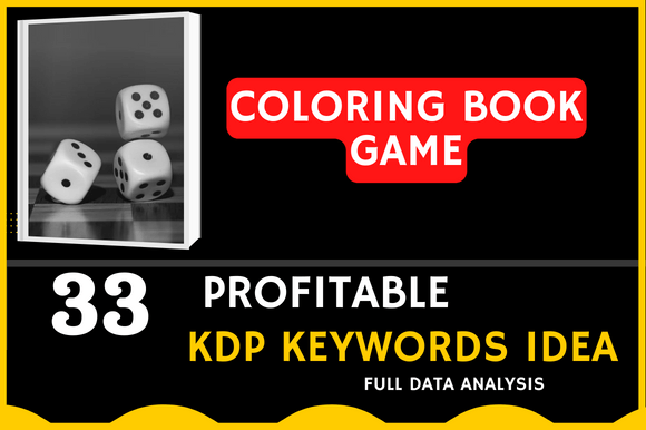 Game Coloring Book Keywords: Unlock Your KDP Book's Potential