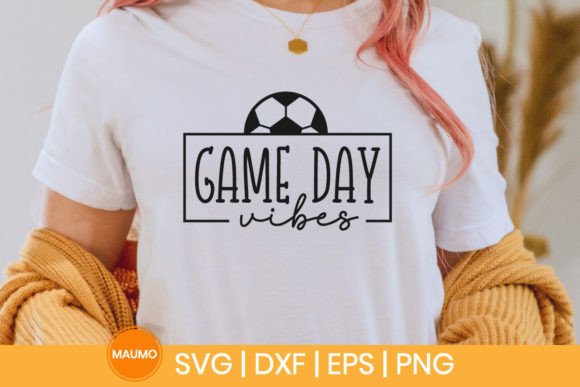 Game Day Vibes Soccer Sports SVG Quote