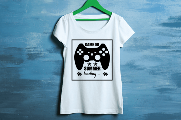 Game on Summer Loading SVG Design
