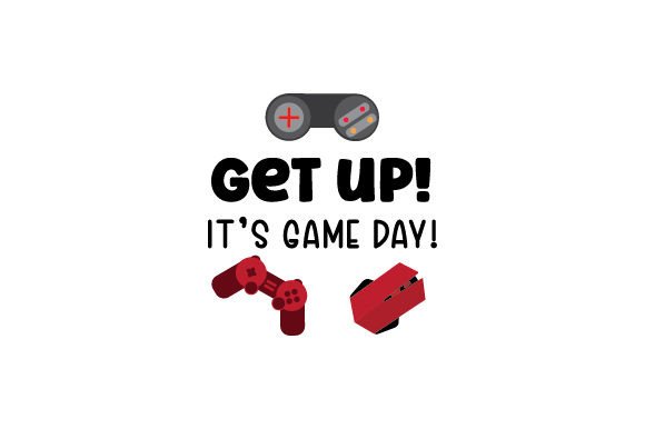Get Up It's Game Day: A Bold Design for Sports Enthusiasts and Creative Projects
