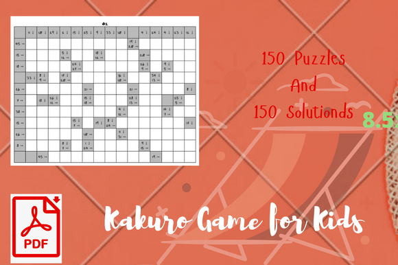 Kakuro Workbook for Kids Game Practice: A Smart Tool for Engaged Learning