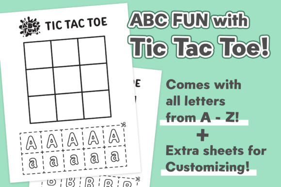 Printable Tic Tac Toe Game: Fun Learning for Kids