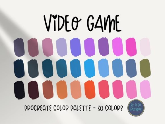 Strategic Creativity: How the Video Game Procreate Color Palette Elevates Digital Art