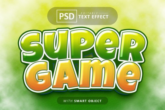 Super Game Text: Editable Font Effects for Creative Projects