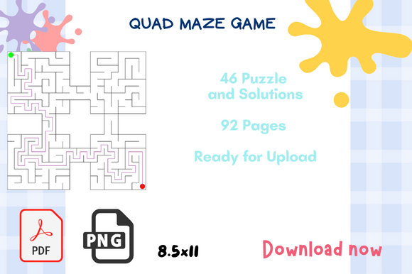 Unlocking Creativity and Profit: Exploring the KDP Adult Quad Maze Game Solutions for Print-on-Demand Publishing